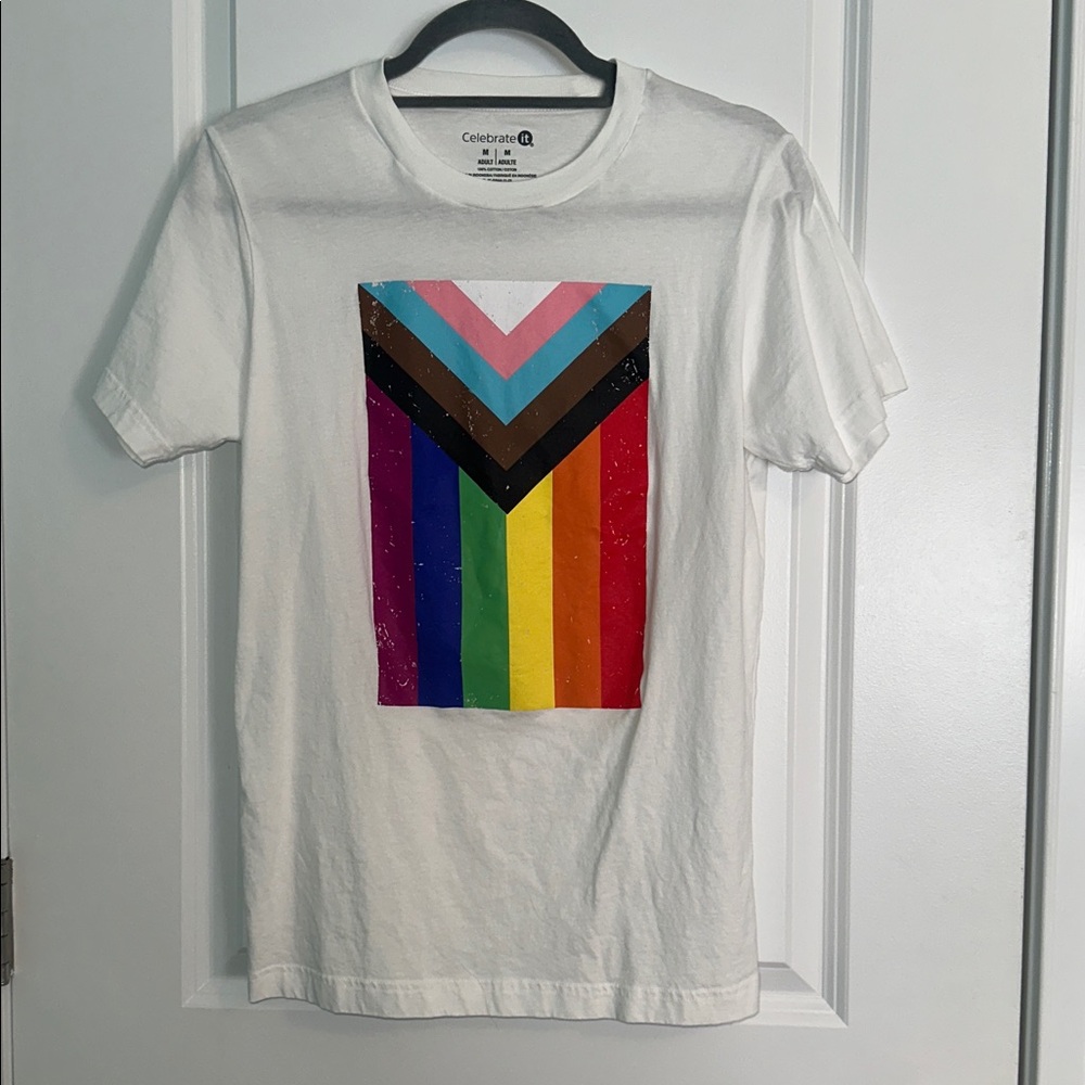 END OF YEAR SALE! | “Celebrate It” Pride Flag T-Shirt